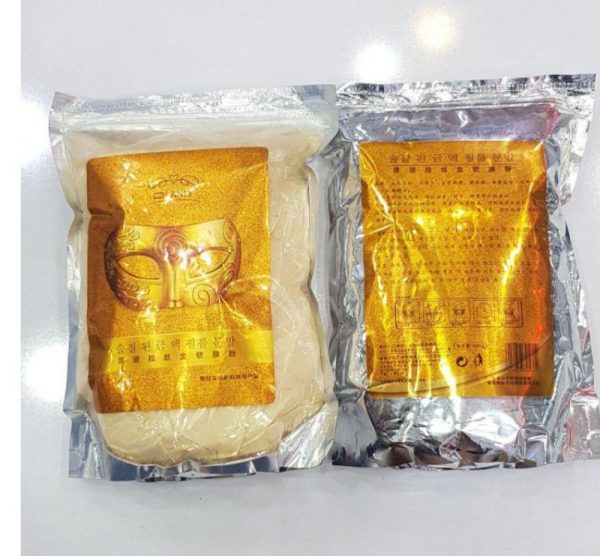 ماسک پودری لاتکسی 1 کیلویی اورجینال کره ای با عصاره های شیر و کلاژن، الوئه ورا، هیالورونیک اسید و طلا MASK MAGIC DREAM