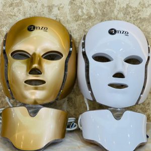 ماسک ال ای دی نقابی نور درمانی صورت برند انزو LED facial mask Enzo Italy دسته:
