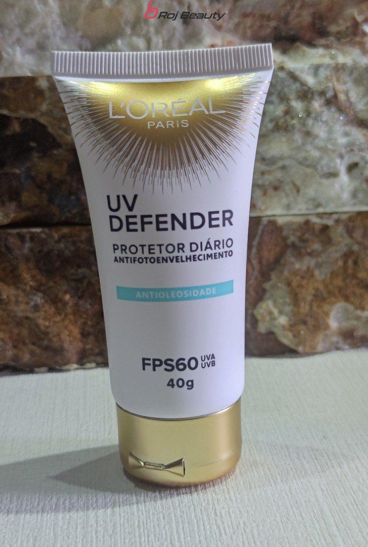 کرم ضد آفتاب چین وچروک بی رنگ لورآل UV Defender مرطوب کننده SPF 60 40G Loreal Paris — تصویر ۵