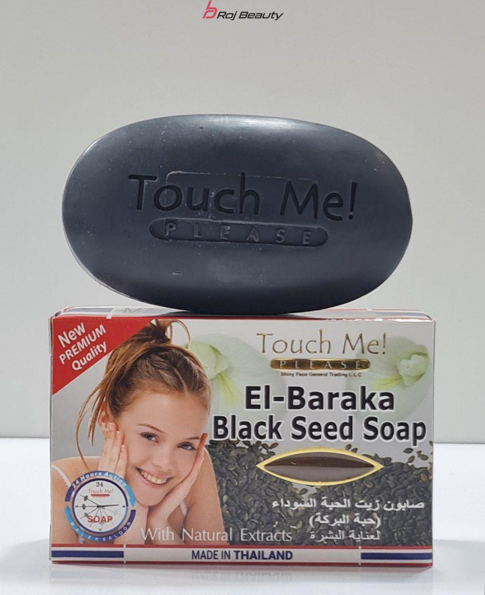 صابون سیاه دانه تاچمی نرم کننده ضد ریزش و تقویت مو ضد شورهtouchmei 135 گرم PER